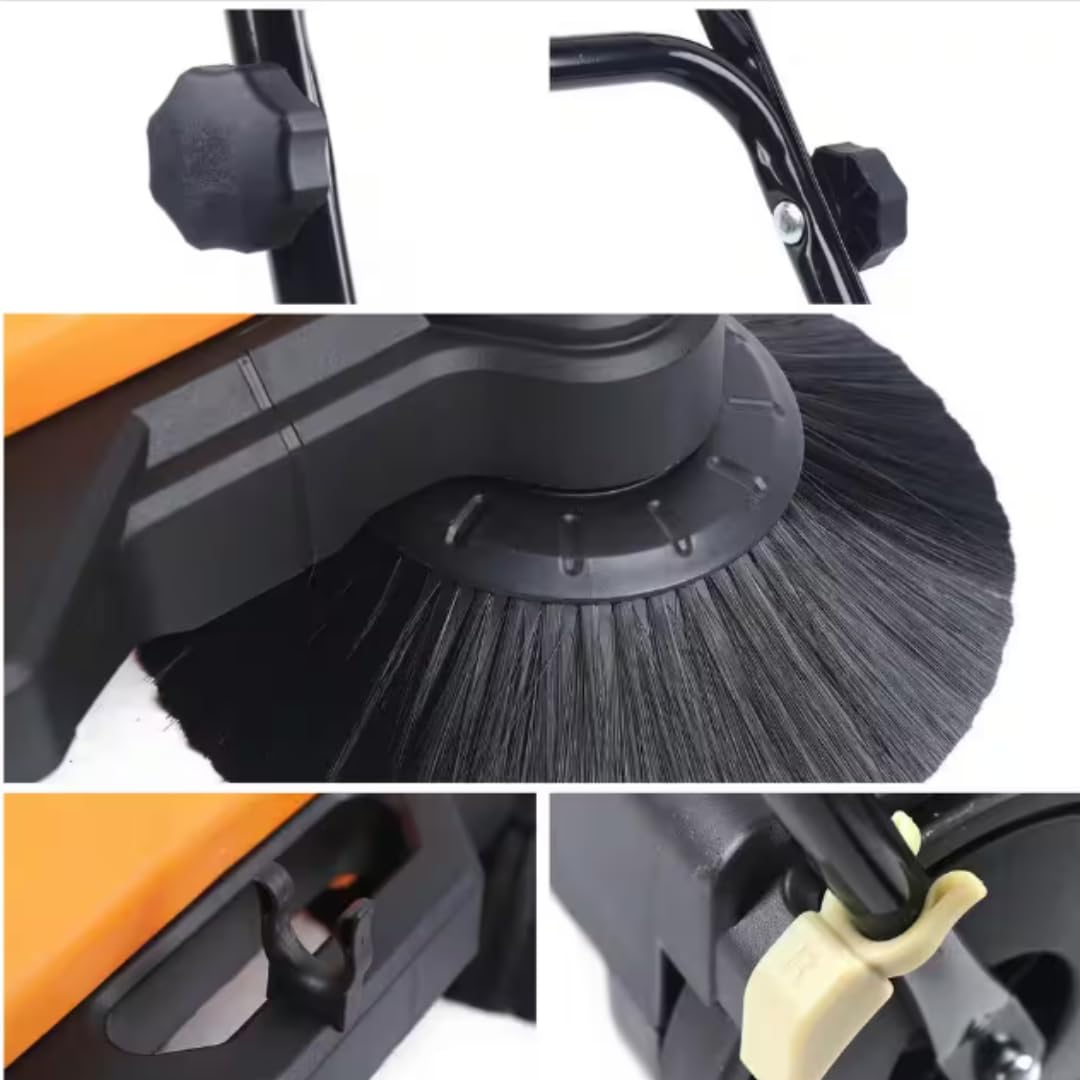 STARQ Big Capacity 12L Industry Manual Sweeper for Road Street Factory Hand Propelled Sweeper