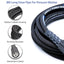 STARQ (8 Meter) Upto 2500 Psi Heavy Duty Black Molded Pipe Compatible With Jpt,Reqtech,AGARO,SHAKTI Pressure Washer